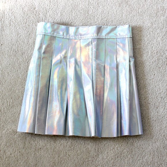 SHEIN Dresses & Skirts - Shein Holographic Tennis Skirt